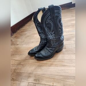 Tony Lama Black Western Boots